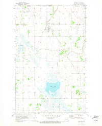 Hannah 1970 topographic map thumbnail
