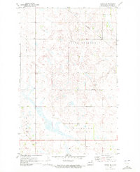 Hannah SE 1970 topographic map thumbnail