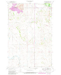 Hannover NE 1968 topographic map thumbnail