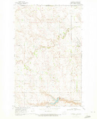 Hansboro 1969 topographic map thumbnail