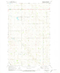 Hansboro SW 1970 topographic map thumbnail