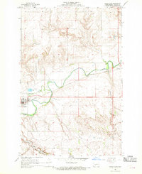 Hazen East 1968 topographic map thumbnail