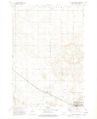 Hettinger North 1974 topographic map thumbnail