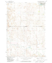 Hettinger South 1974 topographic map thumbnail