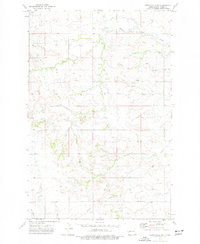 Hirschville SW 1973 topographic map thumbnail