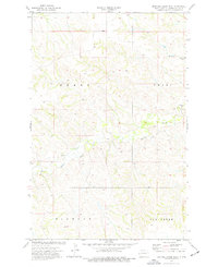 Hootowl Creek West 1974 topographic map thumbnail