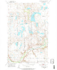 Horseshoe Lake 1951 topographic map thumbnail