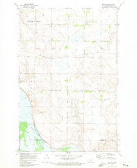 Huff NE 1971 topographic map thumbnail
