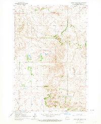 Hungry Man Butte 1963 topographic map thumbnail