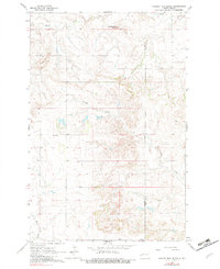 Hungry Man Butte 1978 topographic map thumbnail