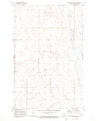 Hurricane Lake West 1971 topographic map thumbnail