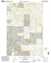 Ice Box Canyon 1997 topographic map thumbnail