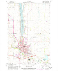 Jamestown 1966 topographic map thumbnail