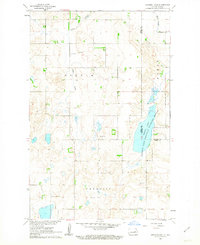 Johnson Lake 1961 topographic map thumbnail