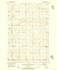 Jud NW 1952 topographic map thumbnail
