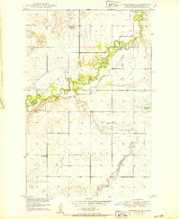 Karlsruhe NE 1950 topographic map thumbnail