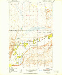 Karlsruhe NW 1949 topographic map thumbnail