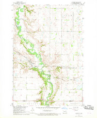 Kathryn 1967 topographic map preview