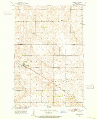 Kensal 1951 topographic map thumbnail
