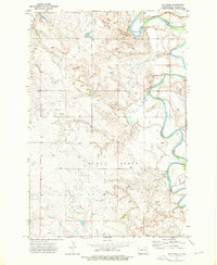 Kid Creek 1973 topographic map thumbnail