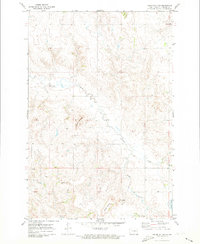 Kiefer Buttes 1971 topographic map thumbnail