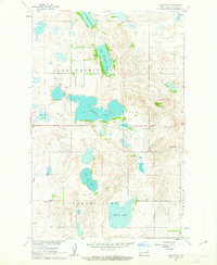 Lake Coe 1961 topographic map thumbnail