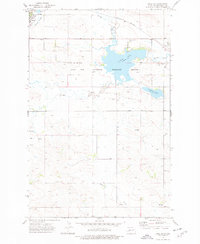 Lake Ilo 1973 topographic map preview
