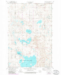 Lake Louise 1972 topographic map thumbnail