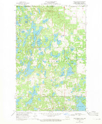 Lake Upsilon 1968 topographic map thumbnail