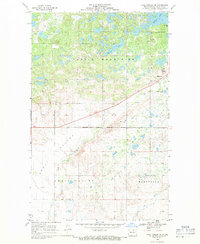 Lake Upsilon SE 1968 topographic map thumbnail