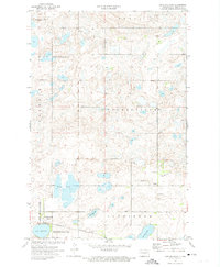 Lake Williams 1972 topographic map thumbnail