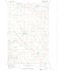 Lambs Lake 1971 topographic map thumbnail