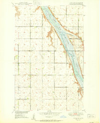 Landa SW 1950 topographic map thumbnail