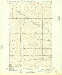 Lansford NE 1949 topographic map thumbnail