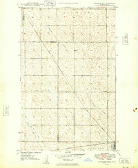 Lansford NW 1949 topographic map thumbnail