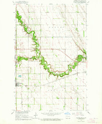 Larimore East 1963 topographic map thumbnail