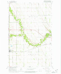 Larimore East 1963 topographic map thumbnail