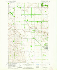 Larimore West 1963 topographic map thumbnail