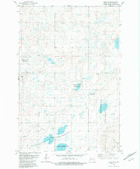 Lehr NW 1982 topographic map thumbnail
