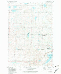 Lehr SW 1982 topographic map thumbnail