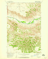 Lone Butte 1958 topographic map thumbnail