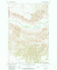 Lone Butte 1958 topographic map preview