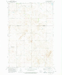 Long Butte 1974 topographic map thumbnail