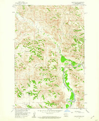 Lone Butte NE 1959 topographic map thumbnail