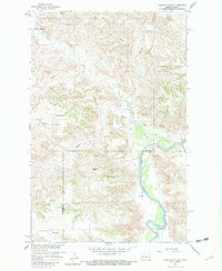 Lone Butte NE 1959 topographic map preview