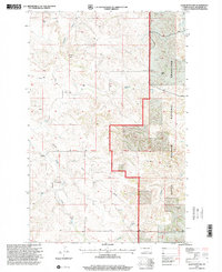Lone Butte NW 1997 topographic map thumbnail
