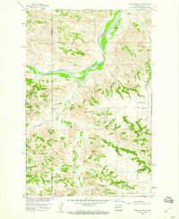 Lone Butte SE 1958 topographic map thumbnail