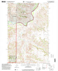 Lone Butte SE 1997 topographic map thumbnail