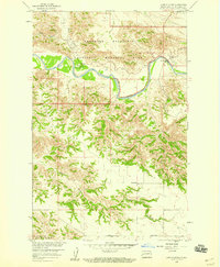 Long X Divide 1958 topographic map thumbnail