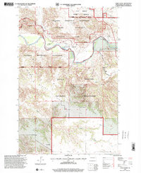 Long X Divide 1997 topographic map thumbnail